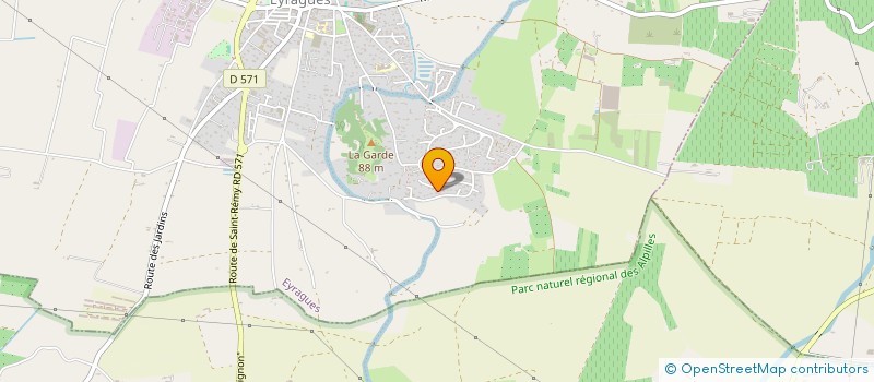 localisation de l'entreprise LUDO PRO  EYRAGUES