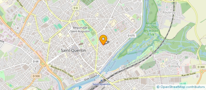 localisation de l'entreprise LUDO PRODUCTIONS à SAINT-QUENTIN