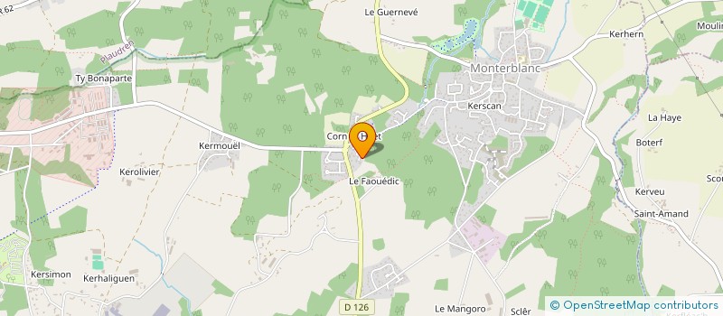 localisation de l'entreprise LUDO'STALGIE ET DES'COUVERTES  MONTERBLANC