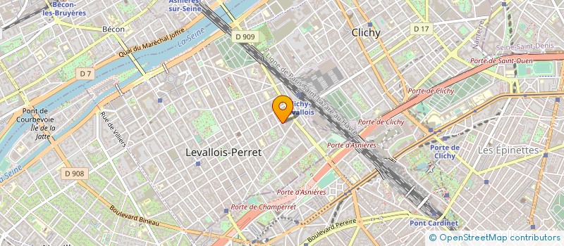 localisation de l'entreprise LUDO TAPIS MOQUETTES à LEVALLOIS-PERRET