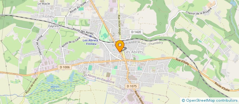 localisation de l'entreprise LUDO TAXI à LES ABRETS EN DAUPHINE