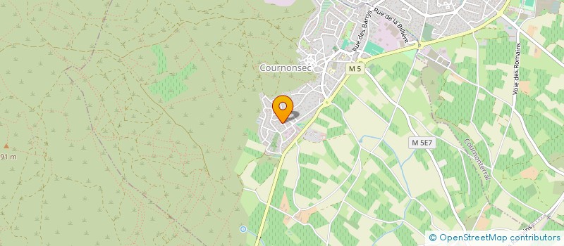 localisation de l'entreprise LUDO TCE  COURNONSEC