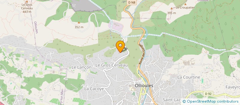 localisation de l'entreprise LUDO TECH à OLLIOULES