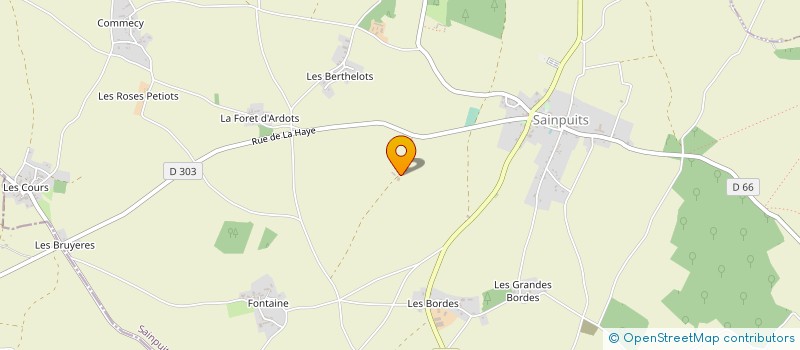 localisation de l'entreprise LUDO-TRANSPORTS à SAINPUITS