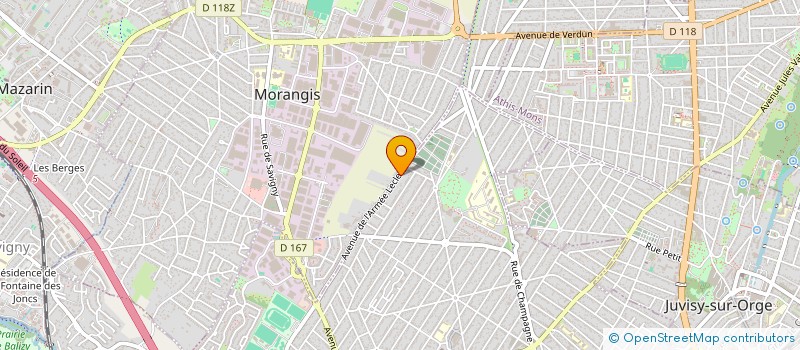 localisation de l'entreprise LUDO TRANSPORTS & SERVICES  SAVIGNY-SUR-ORGE