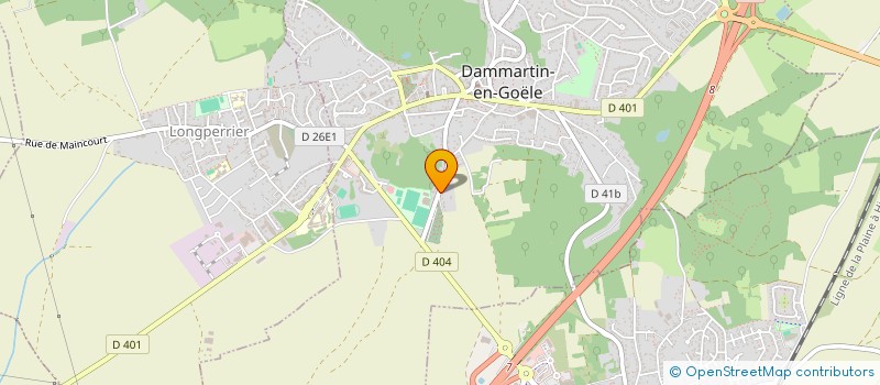 localisation de l'entreprise LUDOAIR FESTIVITE  DAMMARTIN-EN-GOELE