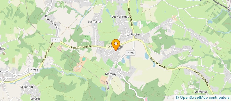 localisation de l'entreprise LUDOCAP  LENTILLY