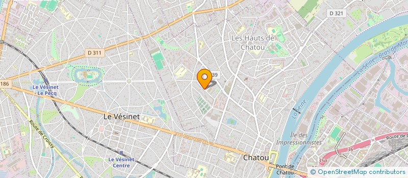 localisation de l'entreprise LUDOCAT  CHATOU