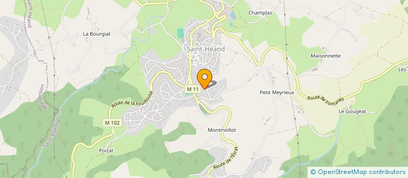 localisation de l'entreprise LUDOCEY  SAINT-HEAND