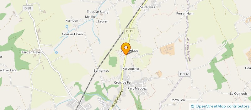 localisation de l'entreprise LUDOCLUB DE PLOUARET  PLOUARET