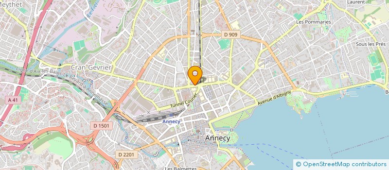 localisation de l'entreprise LUDOCORTEX à ANNECY