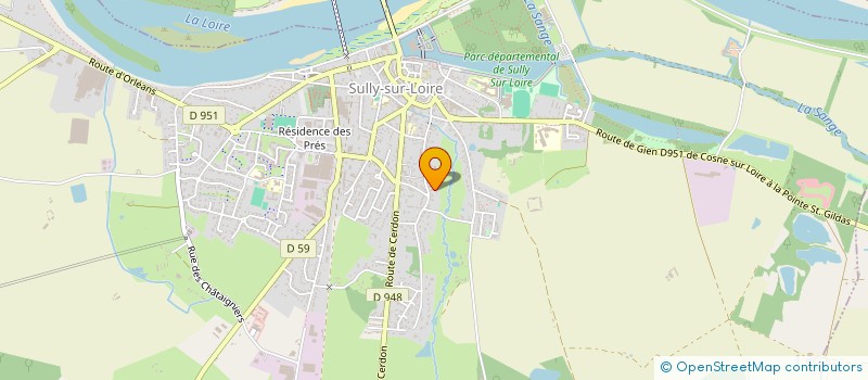 localisation de l'entreprise LUDOCREABRIQUES à SULLY-SUR-LOIRE