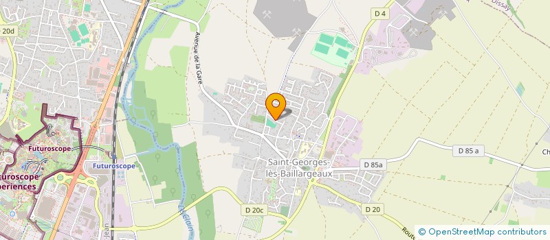 localisation de l'entreprise LUDODEL  SAINT-GEORGES-LES-BAILLARGEAUX