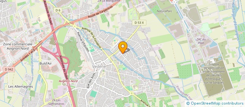 localisation de l'entreprise LUDODILE  VEDENE