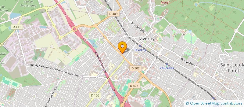 localisation de l'entreprise LUDOFLOBIS  TAVERNY