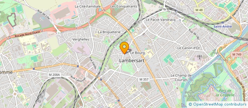 localisation de l'entreprise LUDOFOCH à LAMBERSART
