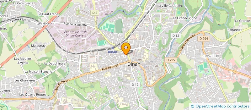 localisation de l'entreprise LUDOGRAFIK  DINAN