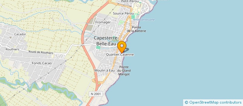 localisation de l'entreprise LUDOKARSERVICES à CAPESTERRE-BELLE-EAU