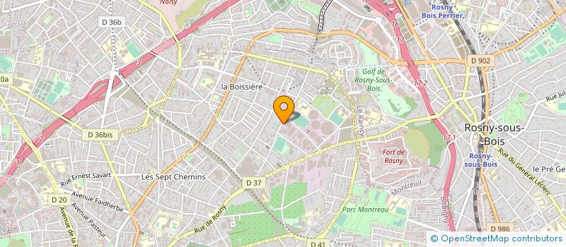 localisation de l'entreprise LUDOLEO à MONTREUIL