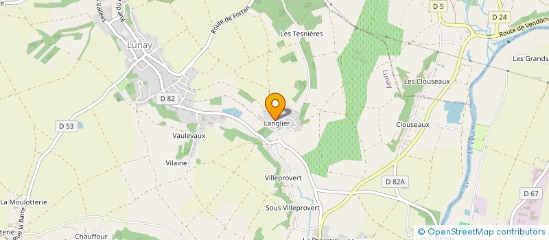 localisation de l'entreprise LUDOM  LUNAY