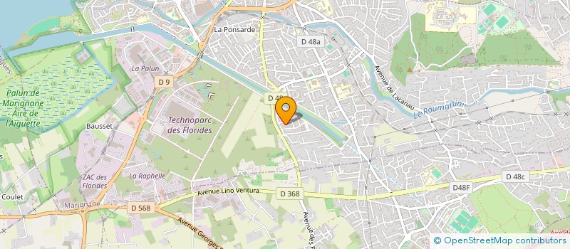 localisation de l'entreprise LUDOM13  MARIGNANE