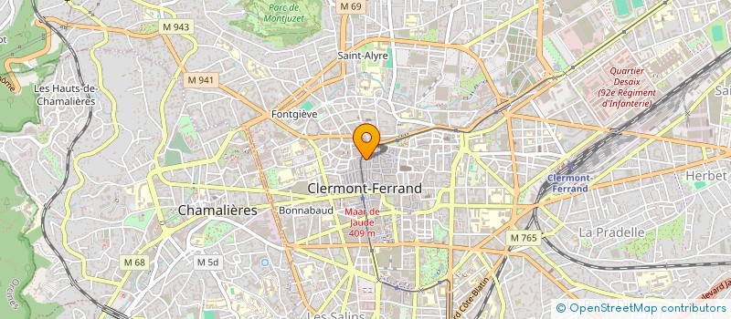 localisation de l'entreprise LUDOME à CLERMONT-FERRAND