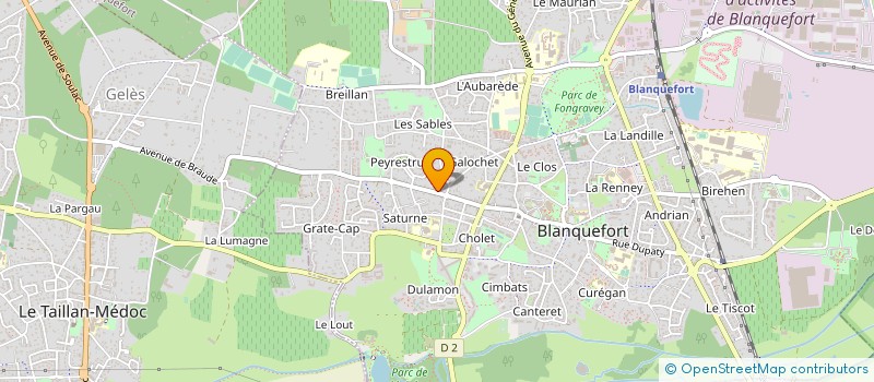 localisation de l'entreprise LUDOMED  LUDON-MEDOC