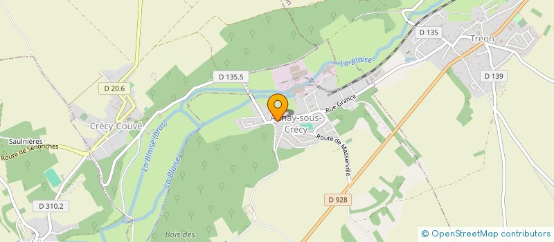 localisation de l'entreprise LUDOMIA à AUNAY-SOUS-CRECY