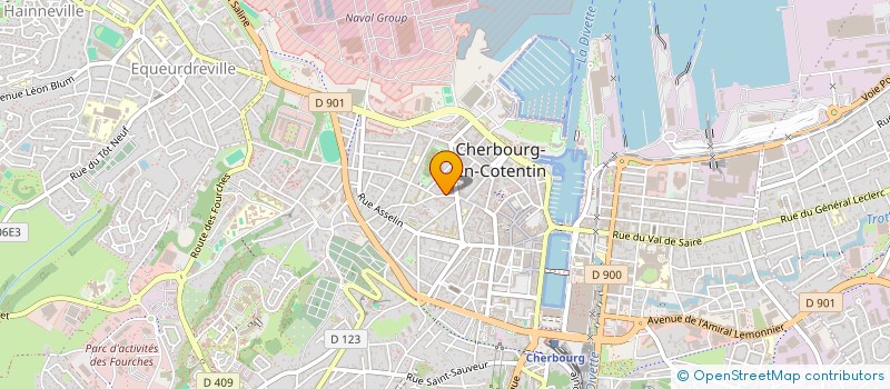 localisation de l'entreprise LUDOPHILO à CHERBOURG-EN-COTENTIN