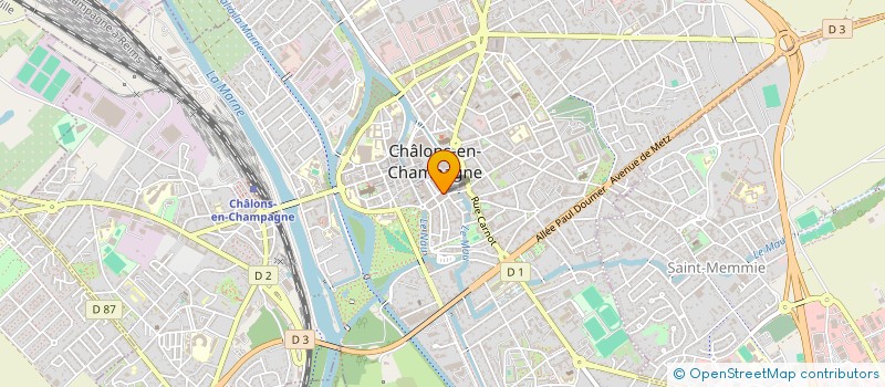 localisation de l'entreprise LUDOPTIQUE  CHALONS-EN-CHAMPAGNE