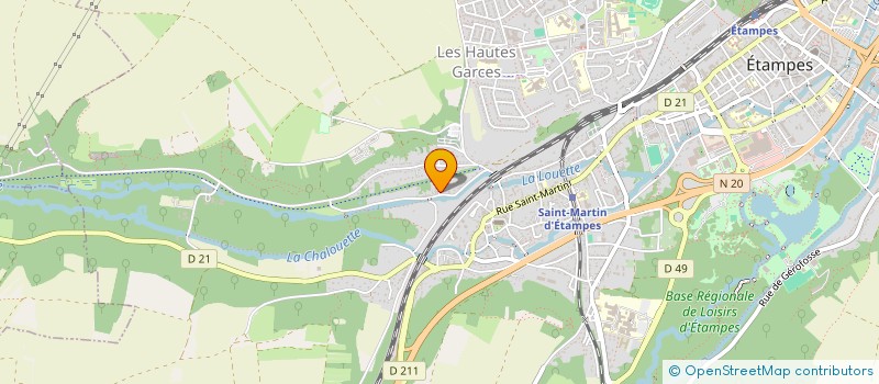 localisation de l'entreprise LUDOSKY SOCIETE D'EXPLOITATION  MORIGNY-CHAMPIGNY