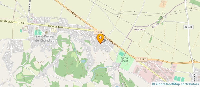 localisation de l'entreprise LUDOSPHERE SPDC  SAINT-PIERRE-DE-CHANDIEU