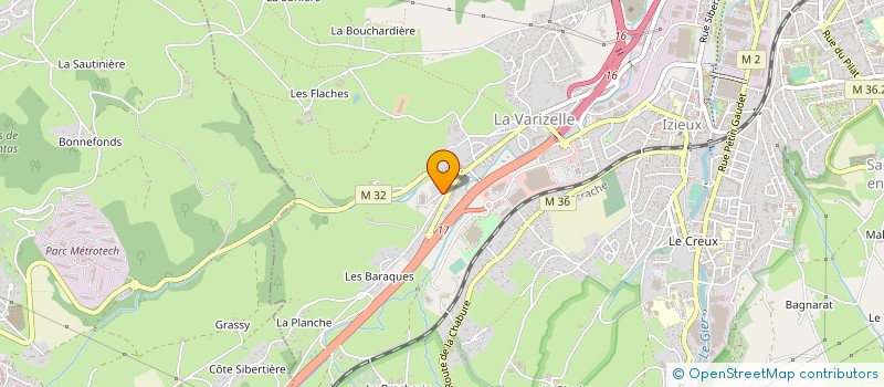 localisation de l'entreprise LUDOTEC à SAINT-CHAMOND