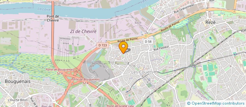 localisation de l'entreprise LUDOTHEQUE  BOUGUENAIS