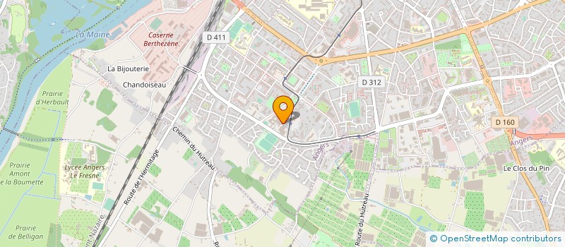 localisation de l'entreprise LUDOTHEQUE ANGEVINE à ANGERS