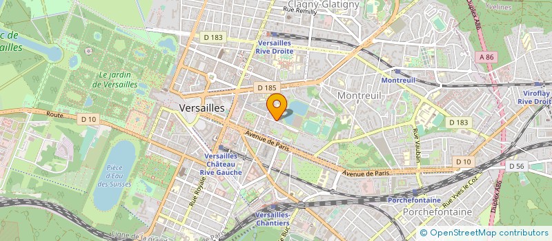localisation de l'entreprise LUDOTHEQUE DE VERSAILLES à VERSAILLES