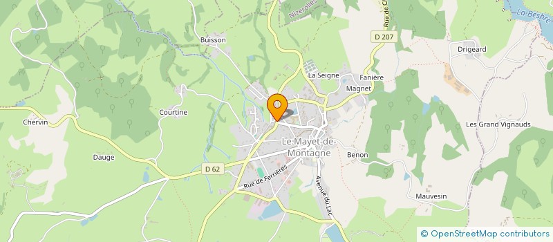 localisation de l'entreprise LUDOTHEQUE EN MONTAGNE BOURBONNAISE à LE MAYET-DE-MONTAGNE