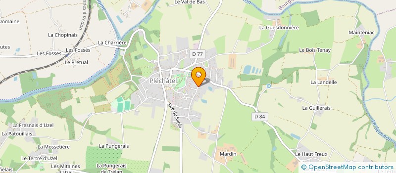 localisation de l'entreprise LUDOTHEQUE JEUX EN DELIRE  PLECHATEL