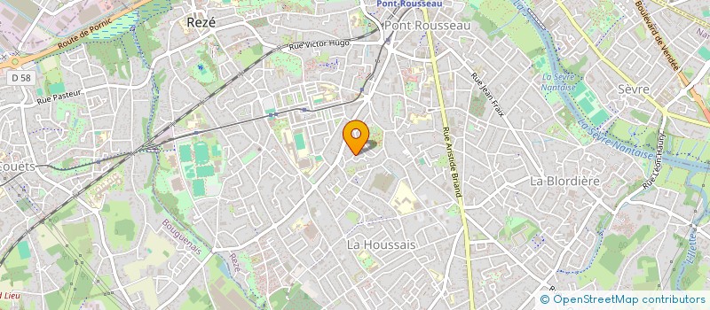 localisation de l'entreprise LUDOTHEQUE 'LA MALLE A JOUER' à REZE