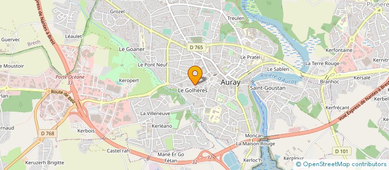 localisation de l'entreprise LUDOTHEQUE LA MARELLE à AURAY