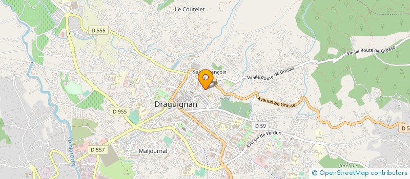 localisation de l'entreprise LUDOTHEQUE LEI JOUGADOU à DRAGUIGNAN