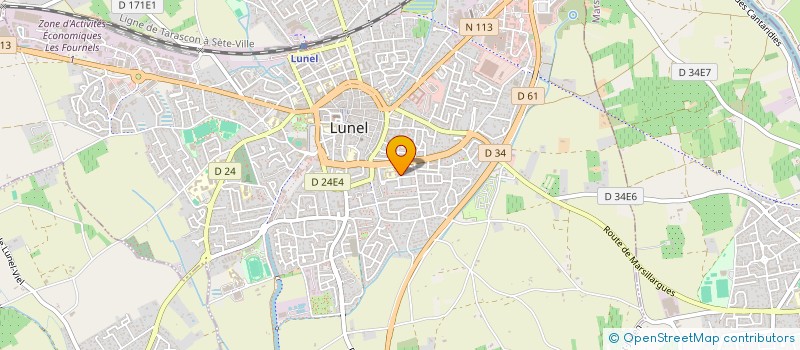 localisation de l'entreprise LUDOTHEQUE PRET A JOUER à LUNEL
