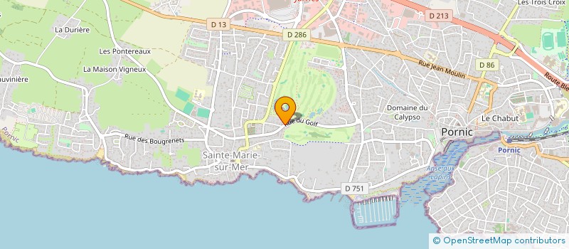 localisation de l'entreprise LUDOTI  PORNIC