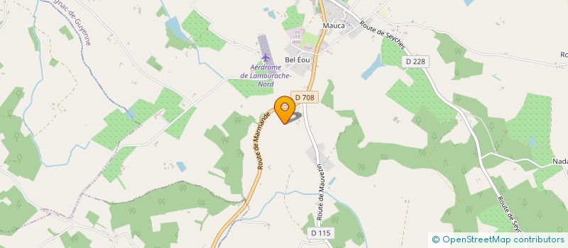 localisation de l'entreprise LUDOVIC & AMELIE  LEVIGNAC-DE-GUYENNE