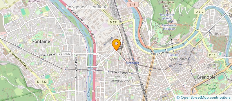 localisation de l'entreprise LUDOVIC BABLEE EXPLOITANT INDEPENDANT à GRENOBLE