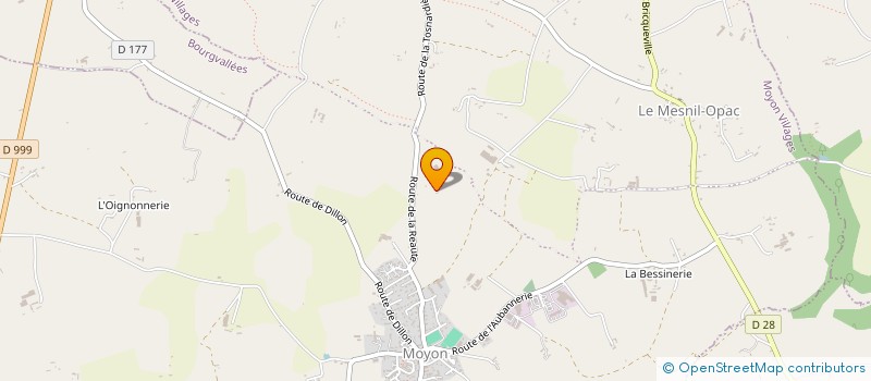 localisation de l'entreprise LUDOVIC BATAILLE  MOYON VILLAGES