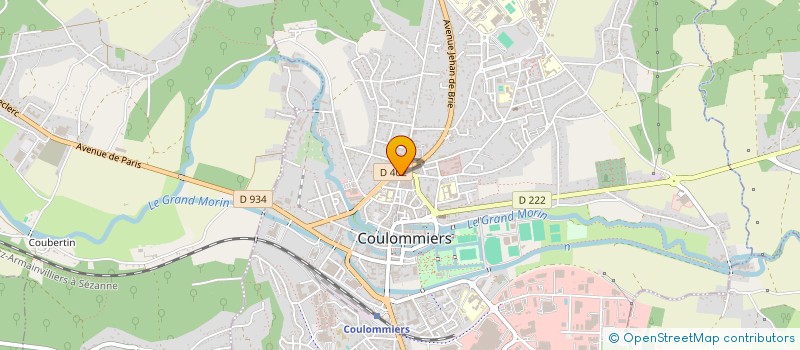 localisation de l'entreprise LUDOVIC BOURGEOIS à COULOMMIERS