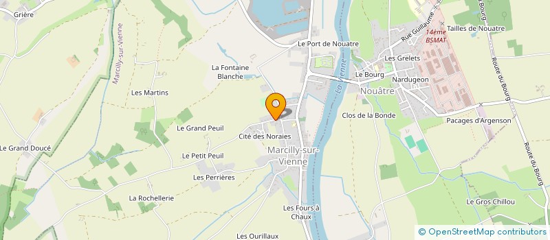 localisation de l'entreprise LUDOVIC BRUNET  MARCILLY-SUR-VIENNE