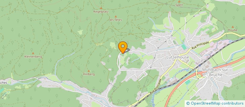 localisation de l'entreprise LUDOVIC CARQUET  LUTZELHOUSE