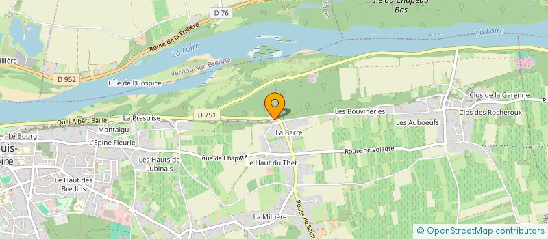 localisation de l'entreprise LUDOVIC CHANSON NEGOCE  MONTLOUIS-SUR-LOIRE